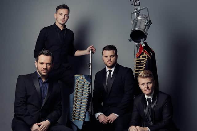 The Barricade Boys including local star Scott Garnham