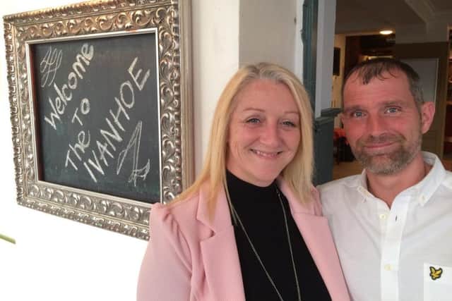 Laura Wilcock and Anthony Procter have taken on The Ivanhoe pub.