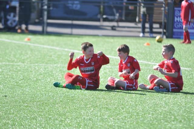 Boro celebrate a goal