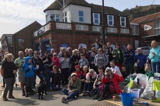 A previous Whitby beach sweep