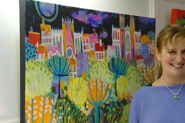 Artist Claire West's work will be on show later this month