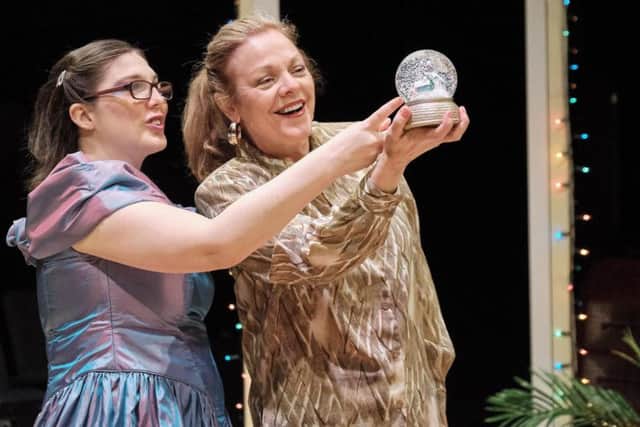 Zara Jayne as Brenda-Marie and emma Churchill as Josie in Martha, Josie and the Chinese Elvis which opens at the Stephen Joseph Theatre tomorrow