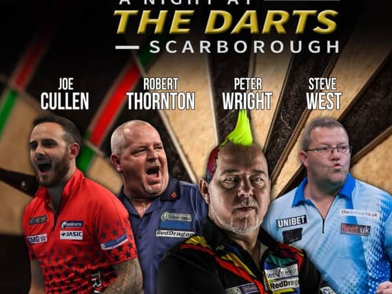 Darts night comes to Scarborough Spa