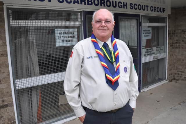 Bryan Lawrence MBE outside the group's headquarters in Maple Drive.