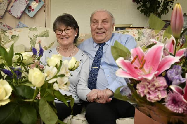 Jack and Betty Salt celebrate their diamond anniversary today.