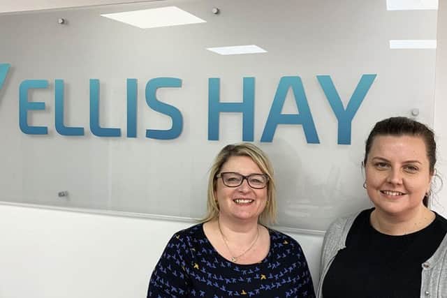 Ellis Hay Founder and Head of Sales, Samantha Hay and LettingsAdministrator, Becky Butler, will run this year's Great North Run.
