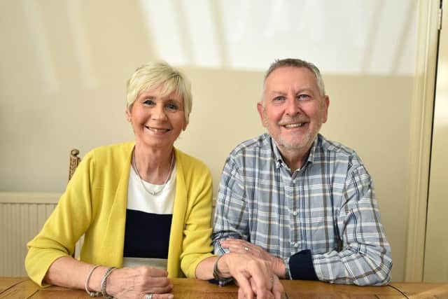 Irene and James Mitchell who told the story of Andrew Jordan.