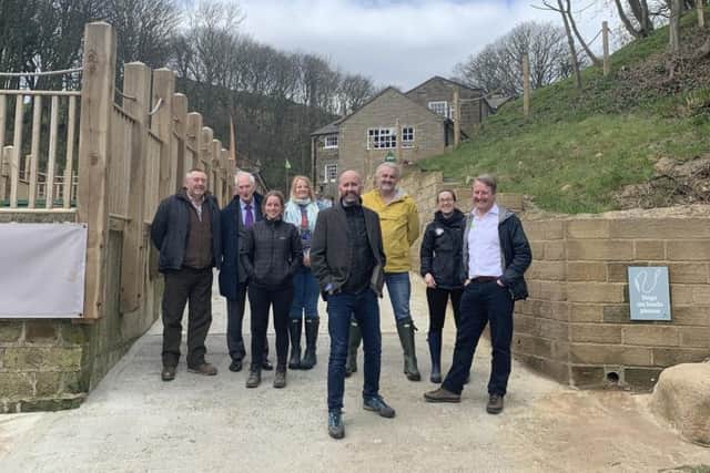 A scheme to protect Boggle Hole from coastal erosion has been completed.