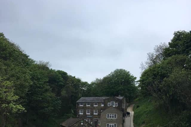 The youth hostel at Boggle Hole.