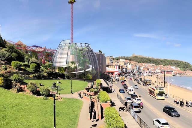 An artist's impression of the Flamingo Land Coast plans.