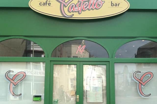 Castello Cafe Bar on 14 Victoria Road.