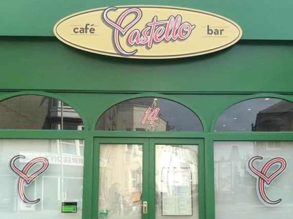 Castello Cafe Bar on 14 Victoria Road.