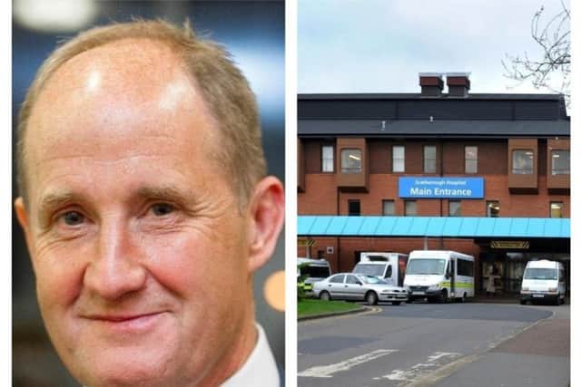 MP Kevin Hollinrake has written a letter to Scarborough Hospital bosses.
