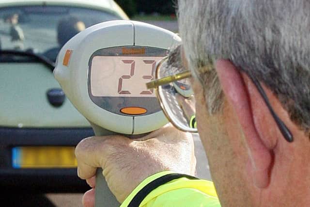 Police are catching fewer drivers speeding on roads in North Yorkshire, new data reveals.