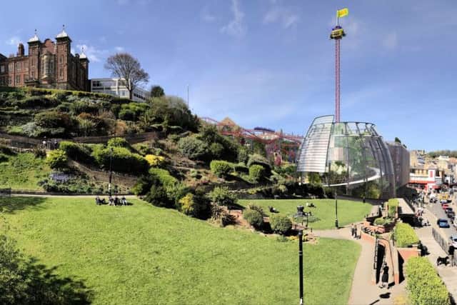 Artist's impression of how Flamingo Land Coast on Scarborough's South Bay might look