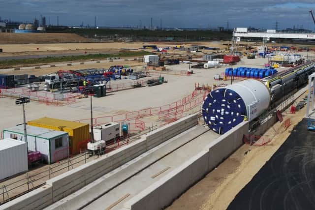 Sirius Minerals' tunnel boring machine.