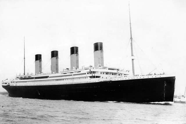 The Titanic went down on 14 April 1912