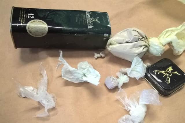 Drugs that were seized from the property on Marshall Avenue