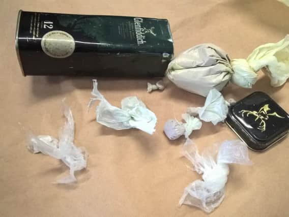 Drugs that were seized from the property on Marshall Avenue
