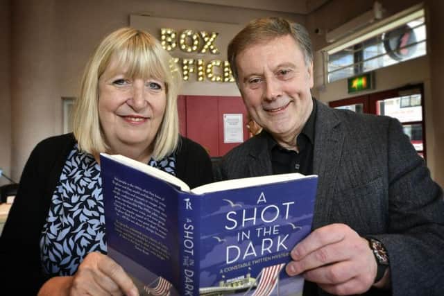 Lynne Truss with critic and Books by the Beach host Barry Forshaw