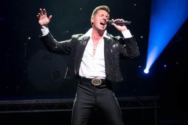 Glen Leon performs as Tom Jones