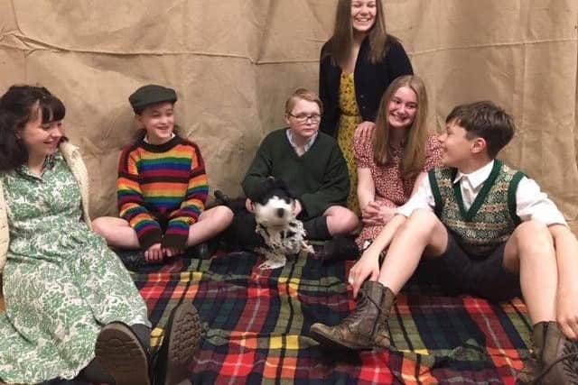 Members of Whitby Amateur Dramatic Society in Goodnight Mr Tom