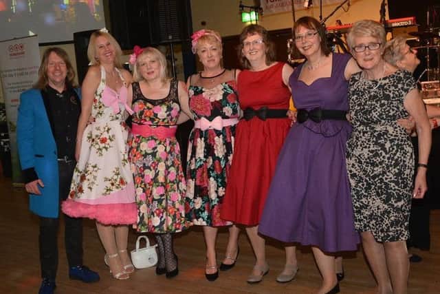 Dressing the part, Wendy Reagan, Melody Reed, Jan Reed, Fi Bissett, Elaine Jackson, Sue Coulson.