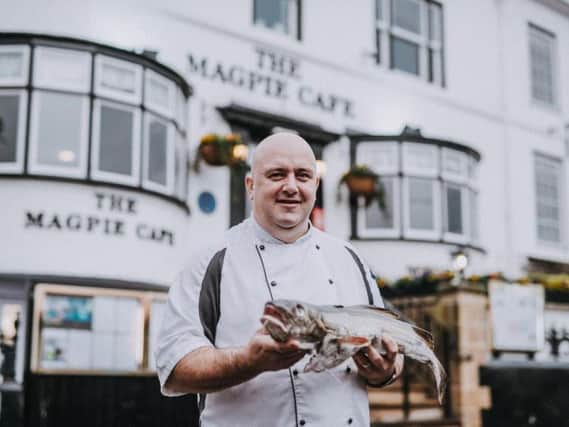 Paul Gildroy, award-winning head chef of the famous Magpie Caf in Whitby