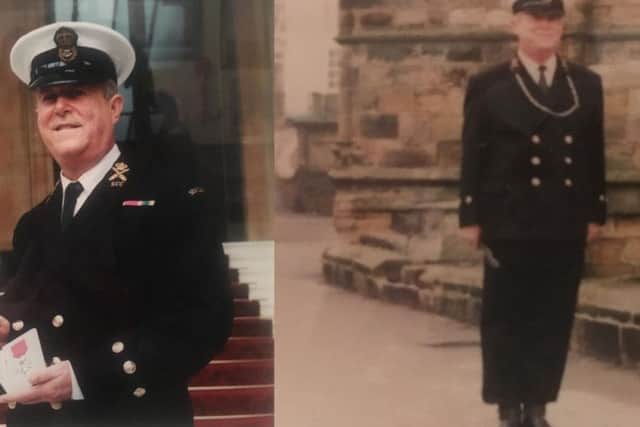 Former Commanding Officer, Chief Petty Officer Tony Harrison MBE