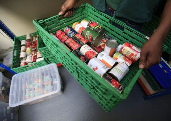 The Trussell Trust handed out 11,864 emergency three-day food packages at food banks in North Yorkshire.