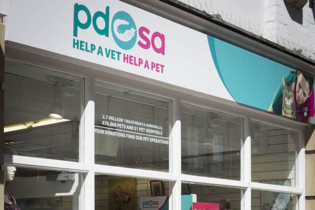 The PDSA shop needs new items.