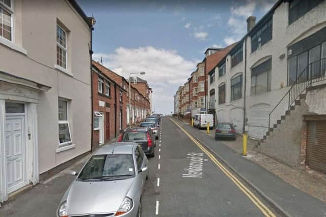 Emergency services are at the scene of an incident on Marlborough Street, Scarborough after the body of a man has been found.