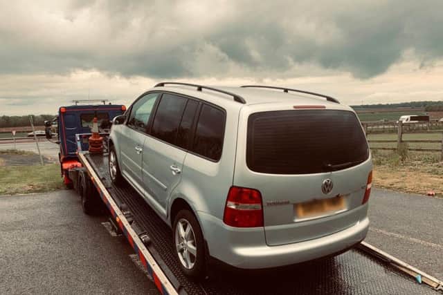 Police have seized the vehicle