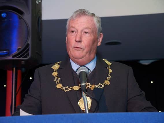 Tom Fox pictured in 2016, when he was mayor.