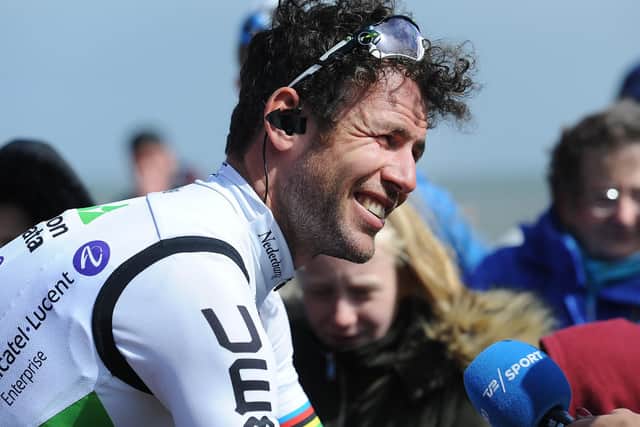 Mark Cavendish before the start of stage 3