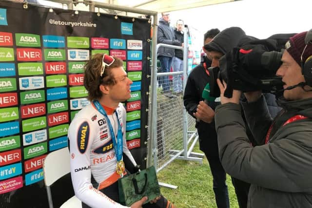 Stage winner Alexander Kamp.