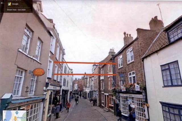 Advertisement banners on Church Street. Picture from Google.