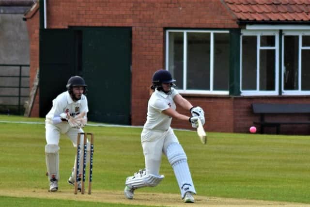 Leah Dobson in action for Sherburn. Picture by Simon Dobson.
