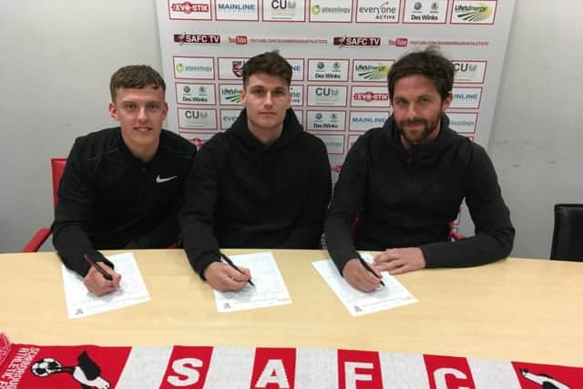 Will Annan, middle, is back at Boro