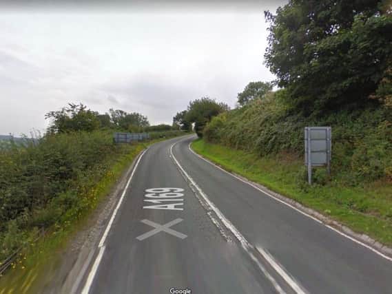 The crash happened on Blue Bank on the A169 near Sleights. PIC: Google