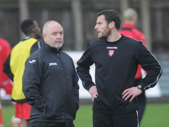 Chris Bolder with Steve Kittrick at Boro