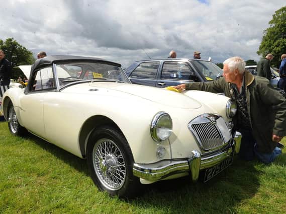 Stylish cars like this 1956 MGA 1500 will be on show