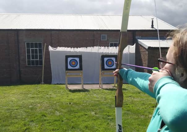 Air cadets enjoyed the outdoor archery session.