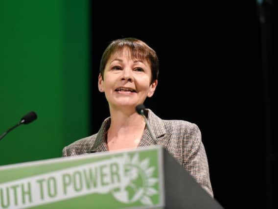 Green party co-leader Caroline Lucas.
