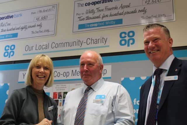 Helen Webb (chief people officer), Dennis Gilroy (store manager) and Steff Martin (regional manager)