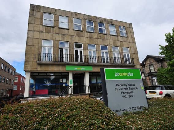 Harrogate job centre. Picture by Gerard Binks.