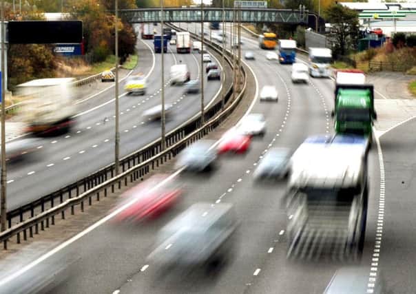 2,598 vehicles pass through North Yorkshire each day.