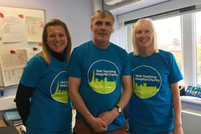 Jo Blades, Karen Pearce, and Dennis Allen are taking the challenge.