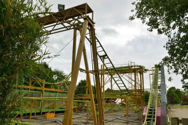 The Twister rollercoaster. PIC: SWNS