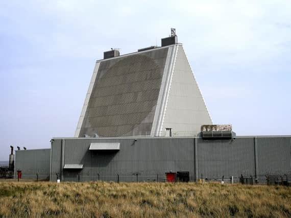 The radar at RAF Fylingdales. PIC: Richard Ponter
